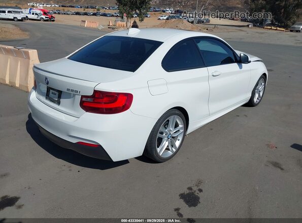WBA1F9C57GV544505 2016 BMW 2 SERIES White Задня права чверть