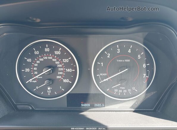 WBA1F9C57GV544505 2016 BMW 2 SERIES White Вид задніх сидінь