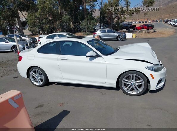 WBA1F9C57GV544505 2016 BMW 2 SERIES White Вид задньої частини салону