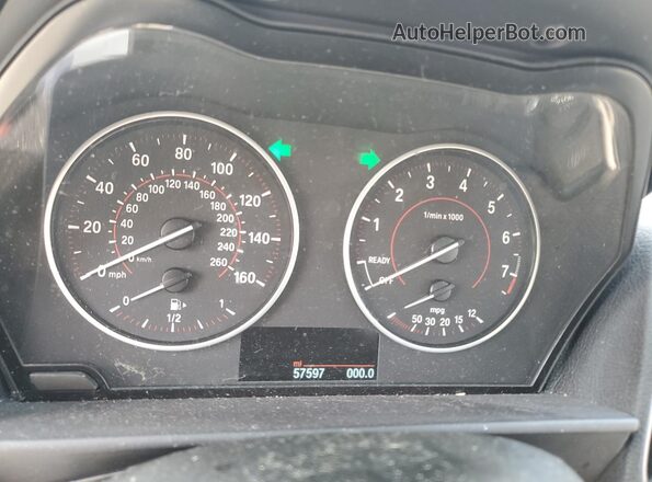 WBA1G9C55GV726359 2016 BMW 2 SERIES Белый Вид щитка приборов