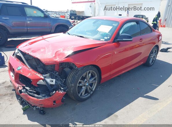 WBA1J7C56GV359641 2016 BMW M2 Красный Передняя левая четверть