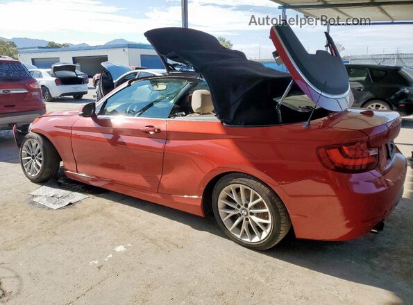 WBA1K9C56GV322033 2016 BMW 2 SERIES Red Rear left