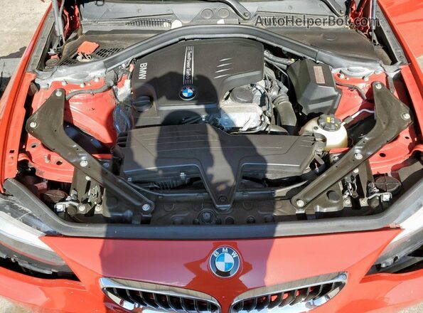 WBA1K9C56GV322033 2016 BMW 2 SERIES Red Rear interior view