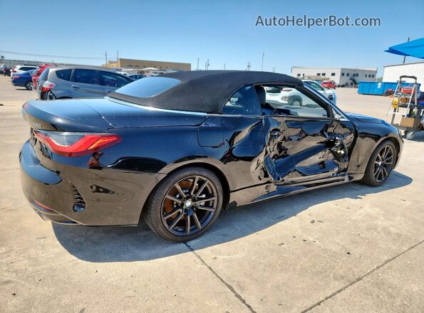 WBA23AT04NCH83461 2022 BMW 4 SERIES Черный Задняя правая четверть