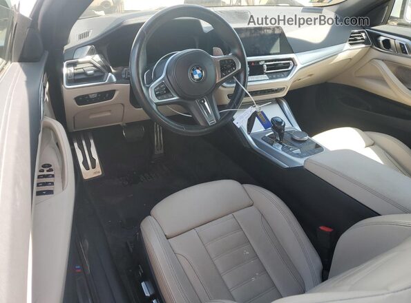WBA23AT09MCH44606 2021 BMW 4 SERIES White Vista del salpicadero