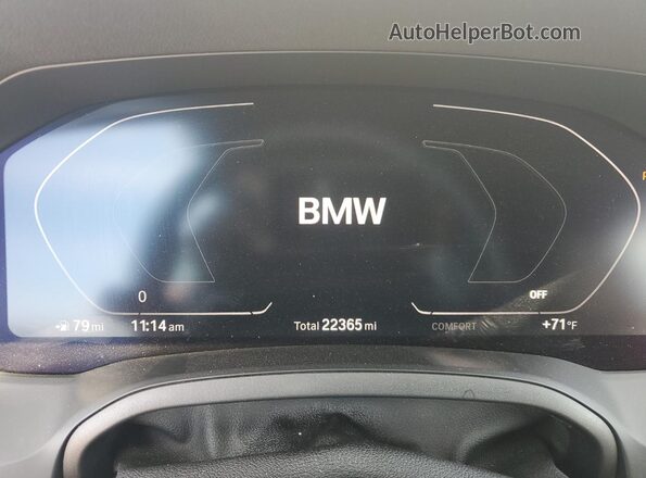 WBA23AT09MCH44606 2021 BMW 4 SERIES White Vista del cuadro de instrumentos