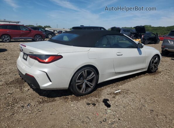 WBA23AT09MCH44606 2021 BMW 4 SERIES White Trasero derecho
