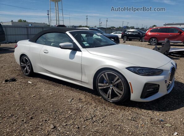 WBA23AT09MCH44606 2021 BMW 4 SERIES White Delantero derecho