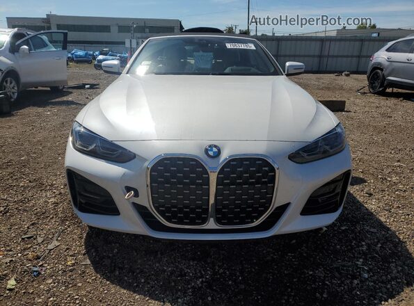 WBA23AT09MCH44606 2021 BMW 4 SERIES White Vista frontal