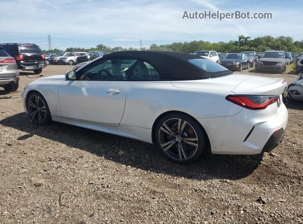 WBA23AT09MCH44606 2021 BMW 4 SERIES White Trasero izquierdo