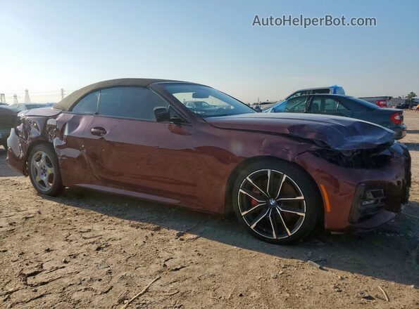 WBA23AT0XPCL16545 2023 BMW 4 SERIES Maroon Передня права чверть
