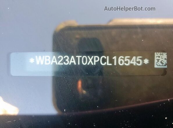 WBA23AT0XPCL16545 2023 BMW 4 SERIES Maroon Вид підкапотного простору