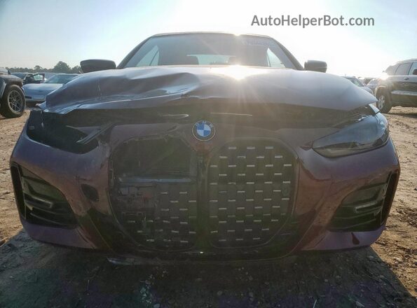 WBA23AT0XPCL16545 2023 BMW 4 SERIES Maroon Вид спереду