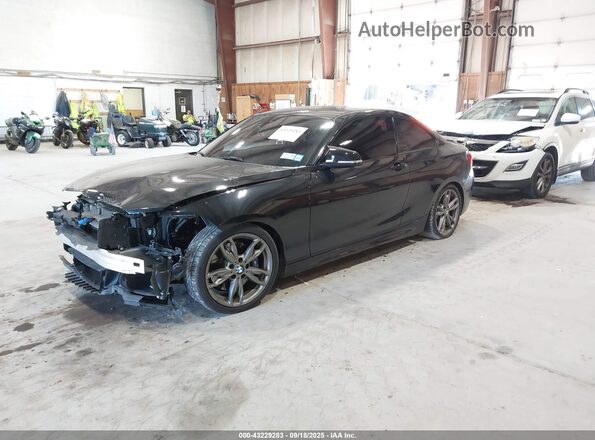 WBA2G3C31HV641245 2017 BMW M2 Black Առջևի ձախ երեք քառորդ տեսարան