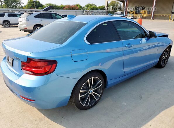WBA2J1C08L7E68075 2020 BMW 2 SERIES Blue Rear right