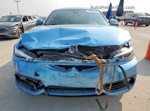 WBA2J1C08L7E68075 2020 BMW 2 SERIES Blue Front view