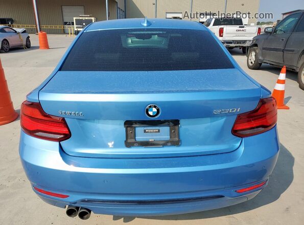 WBA2J1C08L7E68075 2020 BMW 2 SERIES Blue Rear view