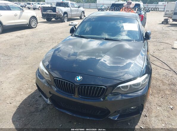 WBA2J1C51JVD09662 2018 BMW 2 SERIES Black Widok z przodu