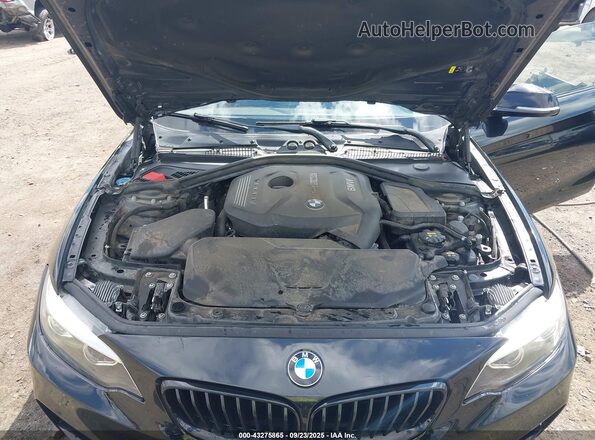 WBA2J1C51JVD09662 2018 BMW 2 SERIES Black Widok z tyłu