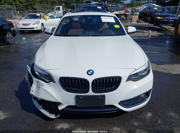 WBA2J3C01L7E62288 2020 BMW 2 SERIES White ხელსაწყოთა პანელის ხედი