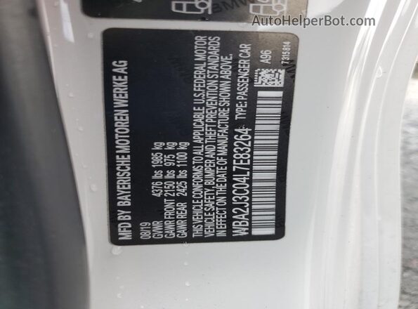 WBA2J3C04L7E83264 2020 BMW 2 SERIES White Շարժիչի բաժամունքի տեսք