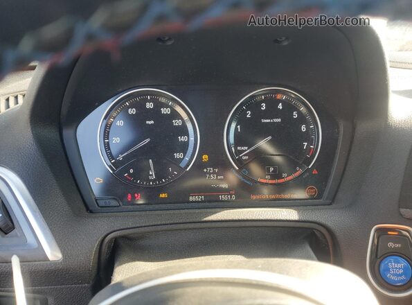 WBA2J5C53JVC07139 2018 BMW M2 White ხელსაწყოთა პანელის ხედი