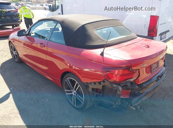 WBA2K1C00L7D71773 2020 BMW 2 SERIES Red უკანა მარცხენა