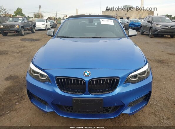 WBA2N1C5XJVC28213 2018 BMW M2 Синий Вид щитка приборов