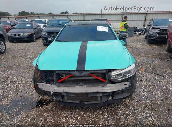 WBA3R1C59GK195883 2016 BMW 4 SERIES Light Blue Սալոնի հետևի տեսք