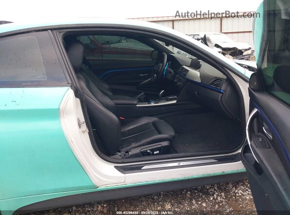 WBA3R1C59GK195883 2016 BMW 4 SERIES Light Blue Սալոնի դիմացի տեսք