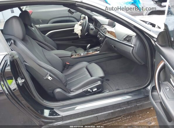 WBA3T1C54GP823613 2016 BMW 4 SERIES Black Front interior view