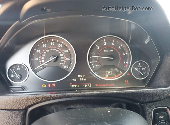 WBA4F7C52HG437725 2017 BMW 4 SERIES Black ხელსაწყოთა პანელის ხედი