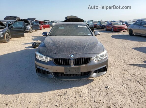 WBA4F7C53HG786070 2017 BMW 4 SERIES Charcoal Front view
