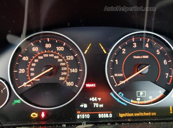 WBA4F9C57HG439708 2017 BMW 4 SERIES Charcoal Սարքավորումների վահանակի տեսք