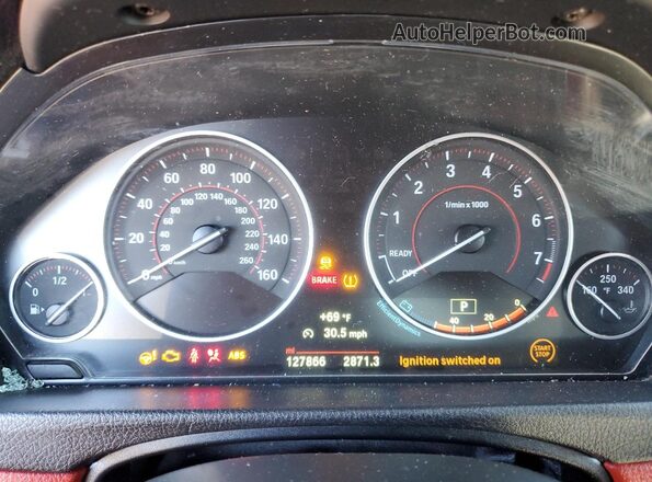 WBA4F9C59HG439922 2017 BMW 4 SERIES Черный Вид щитка приборов