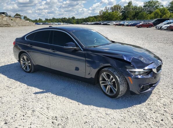 WBA4J3C56KBL05420 2019 BMW 4 SERIES Синий Передняя правая четверть