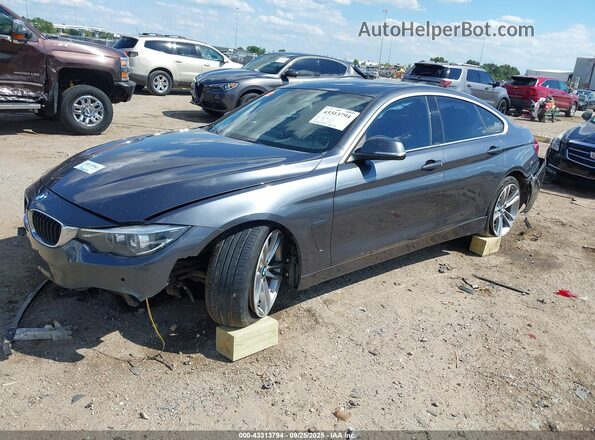 WBA4J5C59KBM66131 2019 BMW 4 SERIES Серый Передняя левая четверть