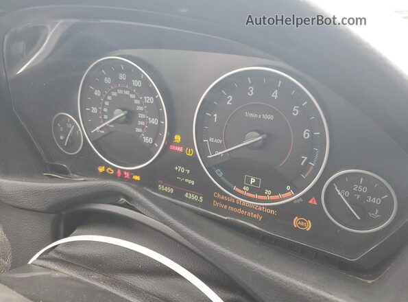 WBA4J7C0XLBV99580 2020 BMW 4 SERIES Black Widok zestawu wskaźników