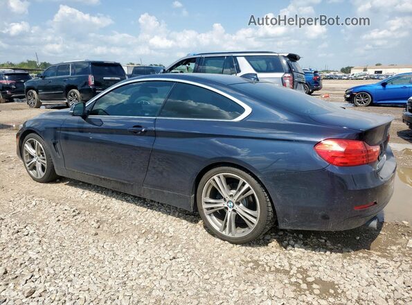 WBA4R7C55HK895733 2017 BMW 4 SERIES Blue Trasero izquierdo