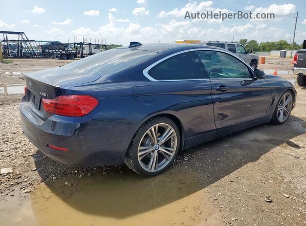 WBA4R7C55HK895733 2017 BMW 4 SERIES Blue Trasero derecho