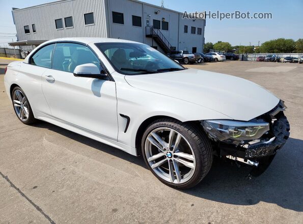 WBA4Z1C02L5N35781 2020 BMW 4 SERIES White Delantero derecho