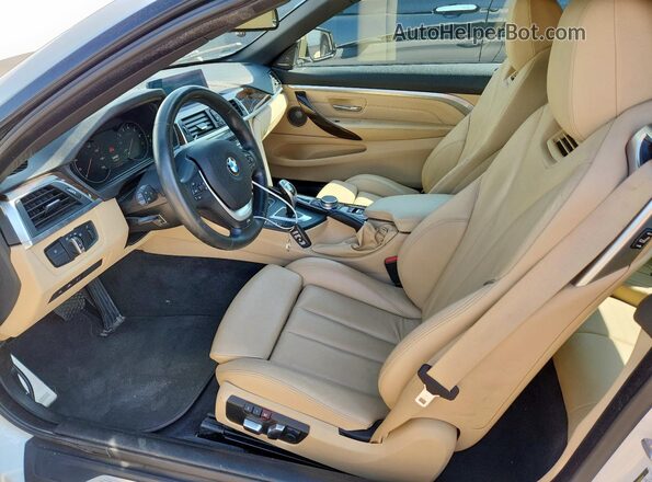 WBA4Z1C02L5N35781 2020 BMW 4 SERIES White Vista interior delantera