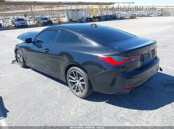 WBA53AP02NCH59974 2022 BMW 4 SERIES Черный Задняя левая четверть