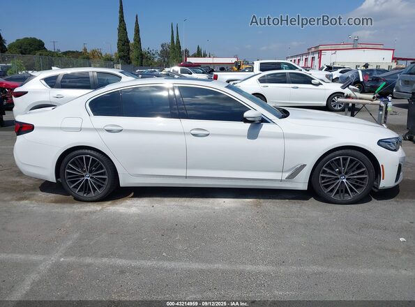 WBA53BH01MWX05211 2021 BMW 5 SERIES White Սալոնի հետևի տեսք