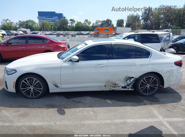 WBA53BH01MWX05211 2021 BMW 5 SERIES White Սալոնի 360 աստիճան տեսք