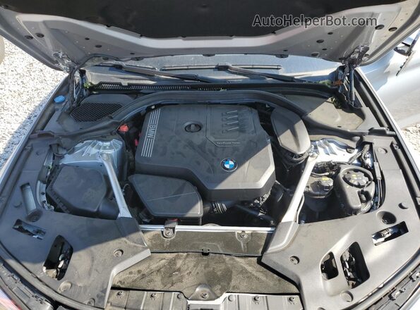 WBA53BH06MCF23153 2021 BMW 7 SERIES Silver Вид задньої частини салону