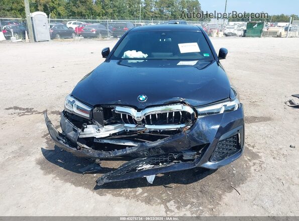 WBA53BH09MWX07868 2021 BMW 5 SERIES Black Սարքավորումների վահանակի տեսք
