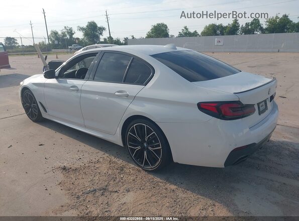 WBA53BJ0XPCM97474 2023 BMW 5 SERIES White Задня ліва чверть