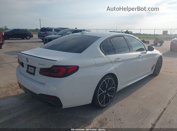 WBA53BJ0XPCM97474 2023 BMW 5 SERIES White Задня права чверть