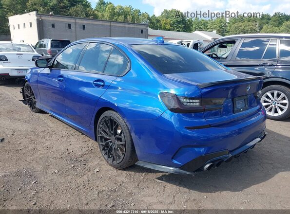 WBA5R7C02LFJ31901 2020 BMW 3 SERIES Blue Հետևի ձախ
